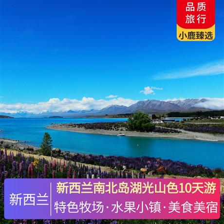 新西蘭南北島湖光山色10天游在參天的紅杉林中休閑徒步，在天然氧吧中感受這片森林的壯觀